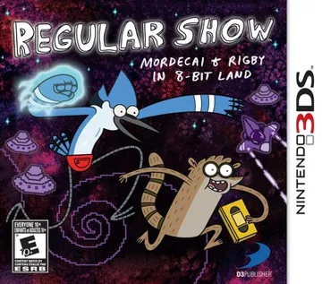 Regular Show - Mordecai and Rigby in 8-bit Land (Usa) box cover front